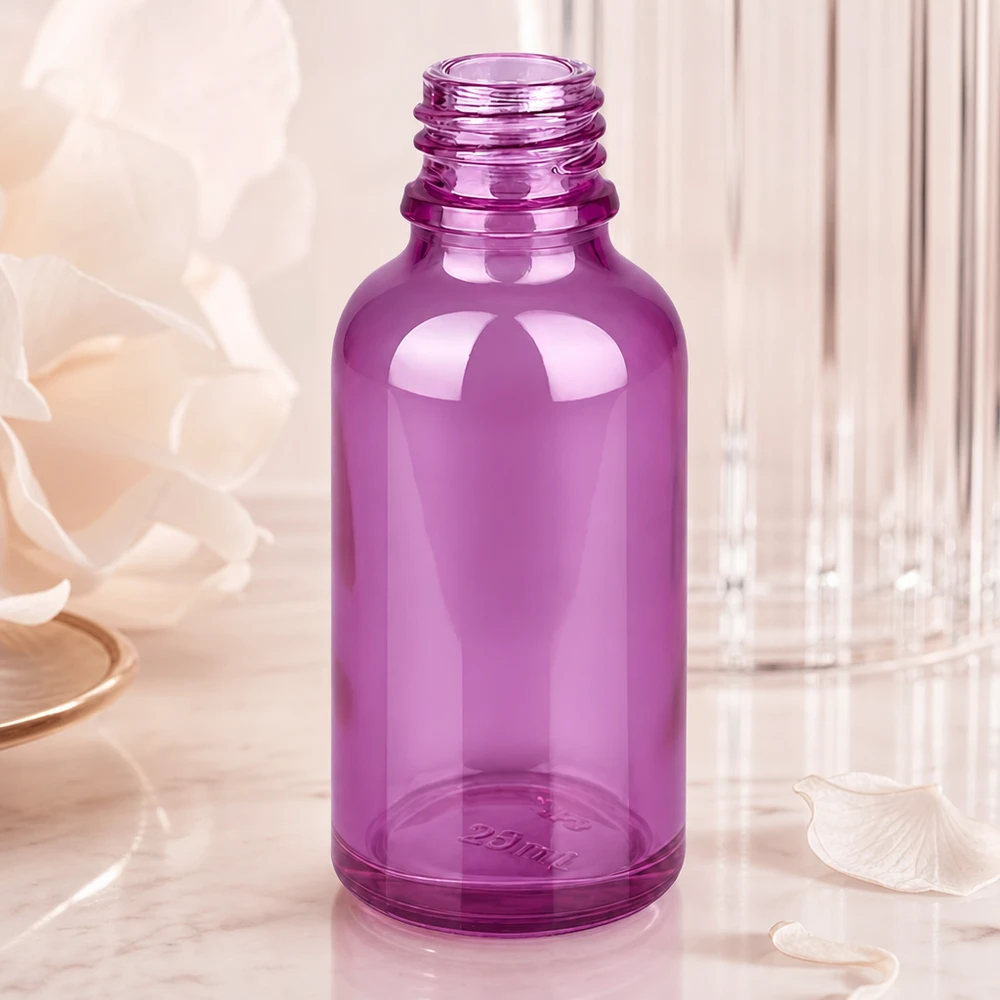 30ml lékárenská lahvička PurpleLine UT18/30 UNiTWIST se sklem. Professionelle 30ml PurpleLine Apothekerflasche für DIY Kosmetik und Naturheilkunde
