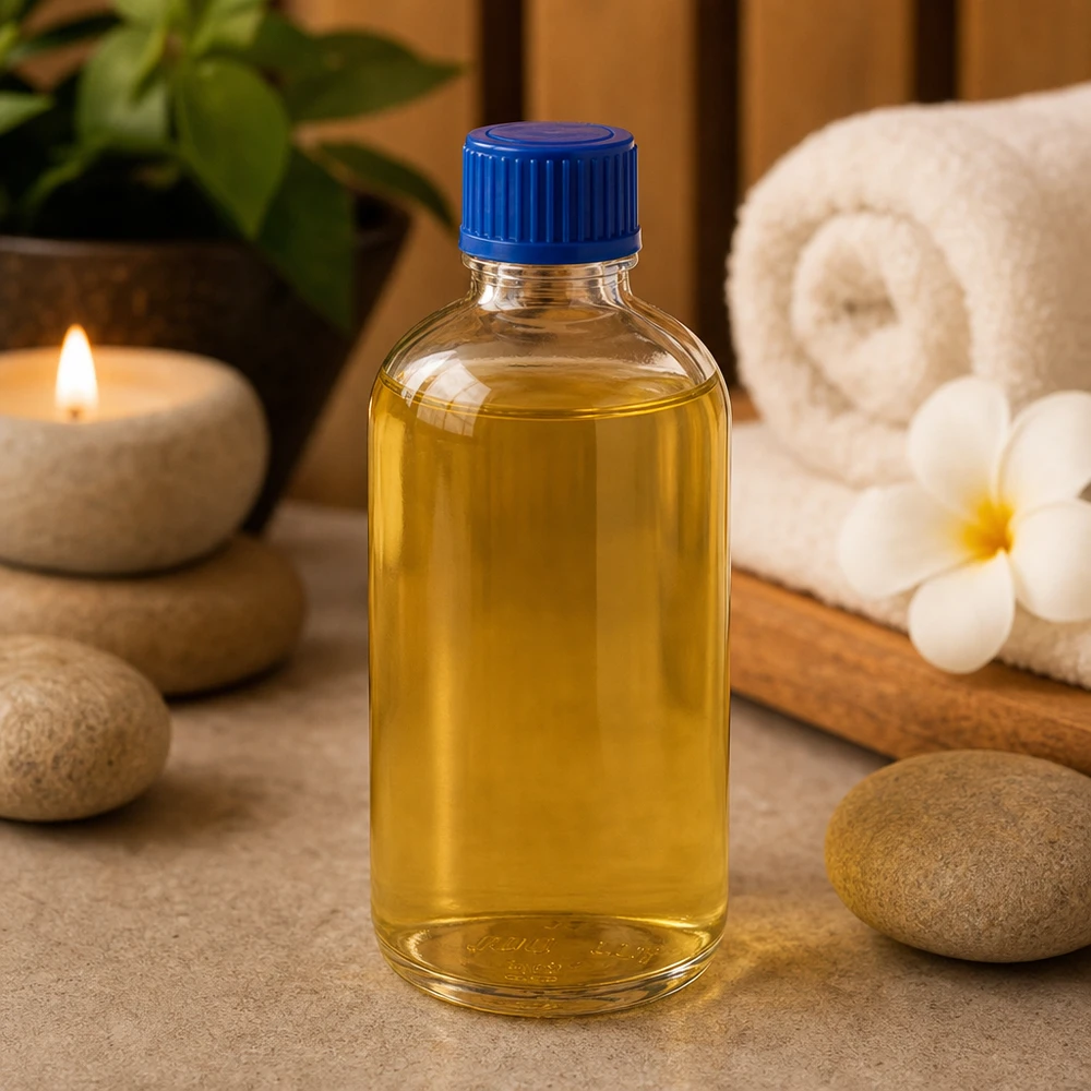 100ml láhev 11mm šroubovací uzávěr modrý Standard ClearLine UT18/100 ClearLine Flasche 100ml für Wellness und Spa Anwendungen UV-klares Glas blauer Deckel