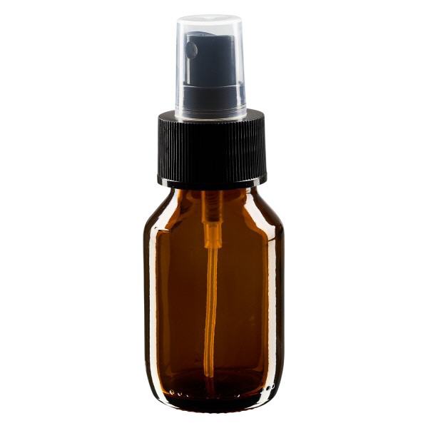 50ml lahvička na léky hnědá, s pumpičkovým rozprašovačem černá ApoGlasa 50ml lahvička na léky hnědá, s pumpičkovým rozprašovačem černá ApoGlasa