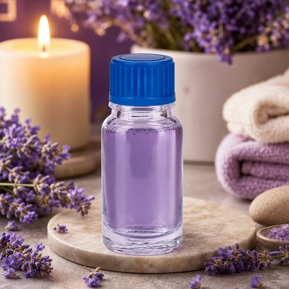 ClearLine UT18/10 10ml Flasche blauer SV Kosmetikverpackung Lavendel Massage Spa Anwendung