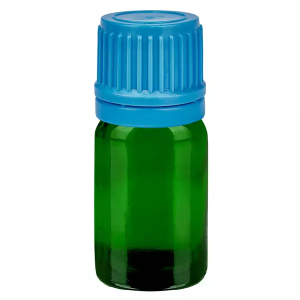 5ml láhev 11mm šroubovací uzávěr modrý tamper evidentní uzávěr GreenLine UT18/5