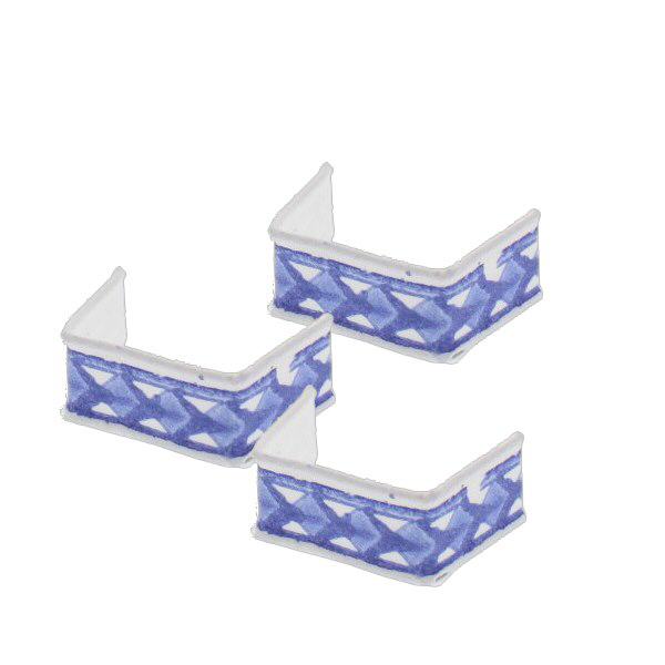 Spojovací páska U-clip modrá/bílá (balení 100 ks) 33 mm Spojovací páska U-clip modrá/bílá (balení 100 ks) 33 mm