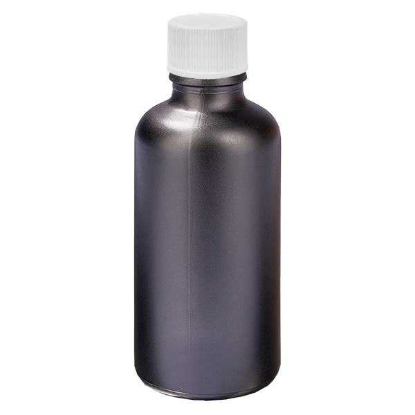 50ml láhev 11mm šroubovací uzávěr bílý standardní uzávěr BlackLine UT18/50 50ml láhev 11mm šroubovací uzávěr bílý standardní uzávěr BlackLine UT18/50