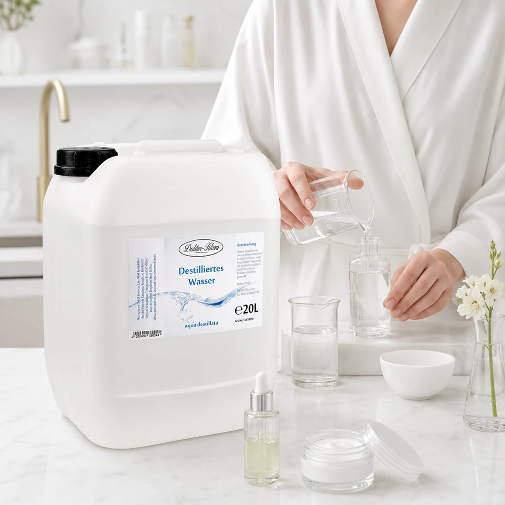 Destilovaná voda 20L Doktor-Klaus 20L Destilliertes Wasser Doktor-Klaus für professionelle Anwendungen in Labor und Industrie