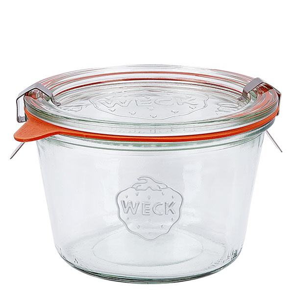 Kompletn&#237; 370ml sklenice se sv&#283;&#382;est&#237; WECK RR100