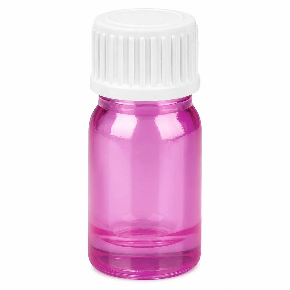 5ml lahvička s kapátkem 0,9 mm bílá standardní PurpleLine UT18/5 Kompakte 5ml Tropfflasche in Purple für DIY Kosmetik und Parfüm Herstellung