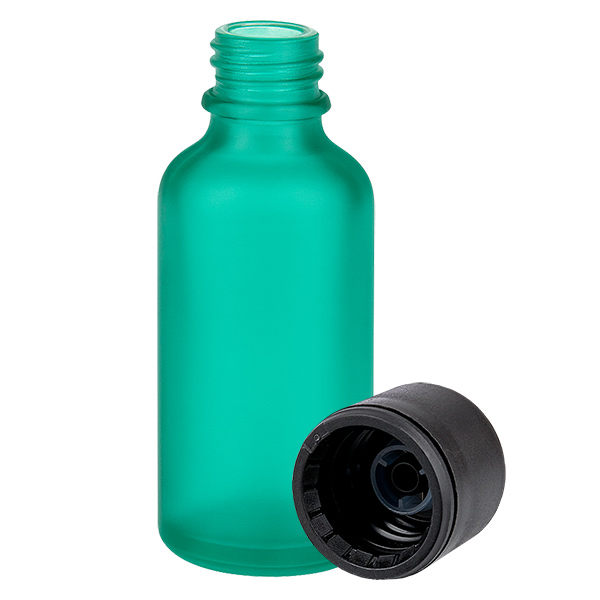 50ml láhev 11mm šroubovací uzávěr černý tamper evidentní uzávěr GreenLine UT18/50 50ml láhev 11mm šroubovací uzávěr černý tamper evidentní uzávěr GreenLine UT18/50