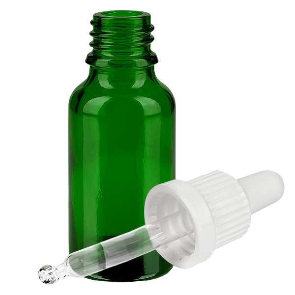 20ml pipetovací láhev bílá s uzávěrem proti neoprávněné manipulaci GreenLine UT18/20 20ml pipetovací láhev bílá s uzávěrem proti neoprávněné manipulaci GreenLine UT18/20