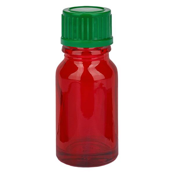 10ml lahvička 11mm šroubovací uzávěr zelený Standard RedLine UT18/10 10ml lahvička 11mm šroubovací uzávěr zelený Standard RedLine UT18/10