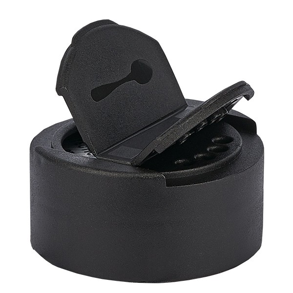 V&#237;&#269;ko na sklenici na s&#367;l/ko&#345;en&#237; s dvojit&#253;m otvorem, &#269;ern&#233;