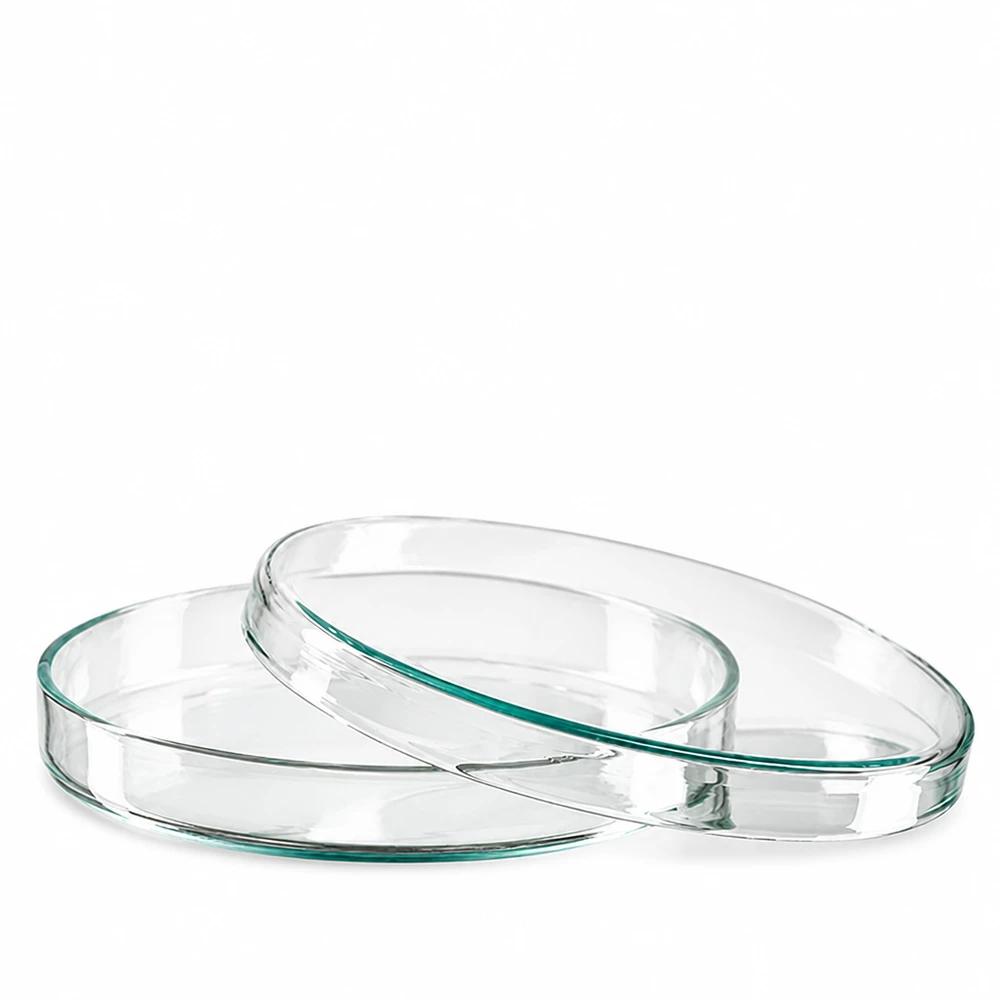 Laborpetrischale Glas 100x15mm für Mikrobiologie Zellkultur und wissenschaftliche Experimente