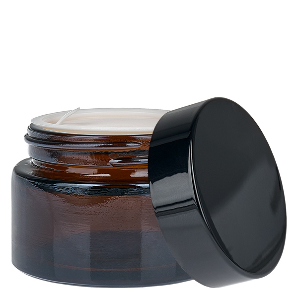 Skleněná dóza 30ml hnědá, s inkrustovaným víčkem UNiTWIST Skleněná dóza 30ml hnědá, s inkrustovaným víčkem UNiTWIST