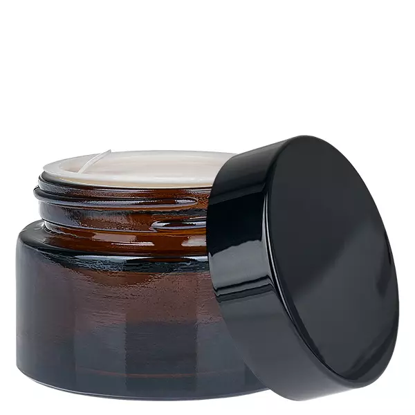 Skleněná dóza 30ml hnědá, s inkrustovaným víčkem UNiTWIST Skleněná dóza 30ml hnědá, s inkrustovaným víčkem UNiTWIST