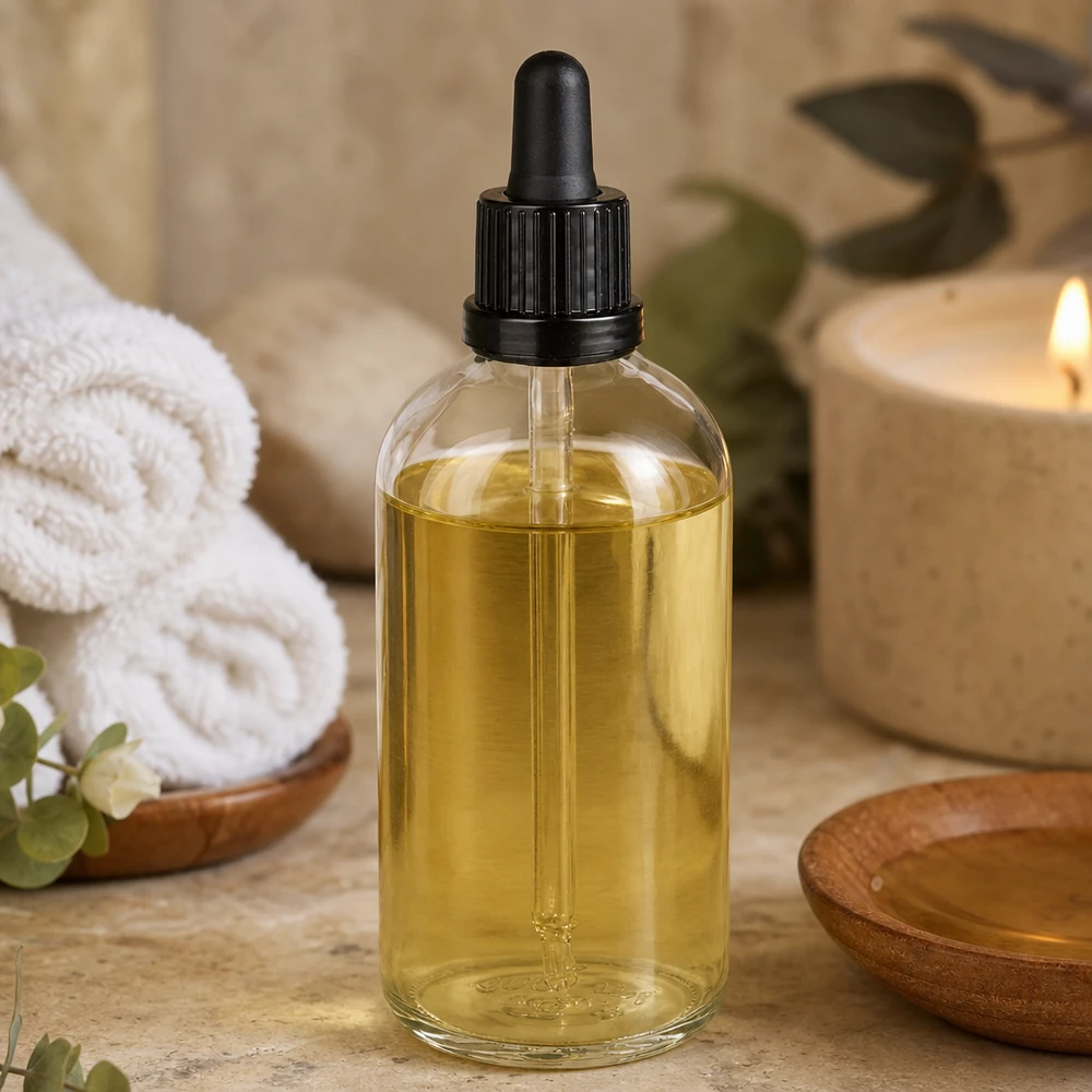 100ml pipetovací láhev černá se zajištěným uzávěrem ClearLine UT18/100 100ml Serumflasche mit Pipette ClearLine UT18 schwarzer Verschluss für natürliche Öle