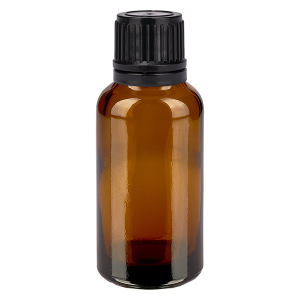 30ml l&#225;hev 11mm &#353;roubovac&#237; uz&#225;v&#283;r &#269;ern&#253; tamper evidentn&#237; uz&#225;v&#283;r BrownLine UT18/30