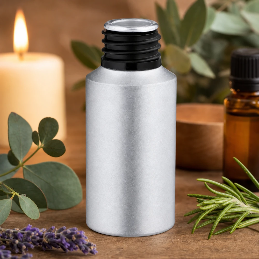 Leichte 30ml Aluminiumflasche mit robuster Konstruktion ideal für Aromamischungen