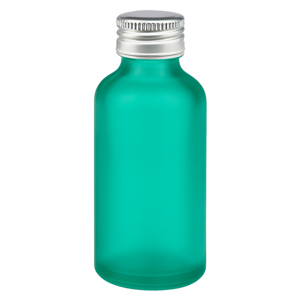 50ml lahvi&#269;ka 11mm &#353;roubovac&#237; uz&#225;v&#283;r Alu-st&#345;&#237;bro Standard GreenL.UT18/50