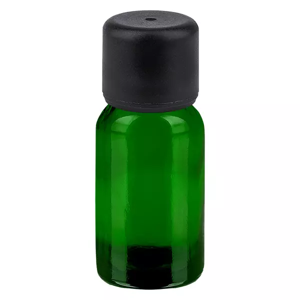 10ml lahvička 6mm šroubovací uzávěr černá Standard GreenLine UT18/10 10ml lahvička 6mm šroubovací uzávěr černá Standard GreenLine UT18/10