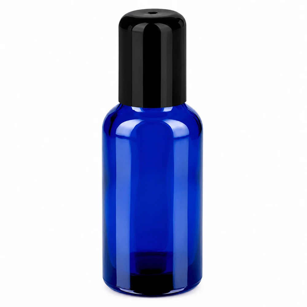 STD BlueLine Roll-On Behälter 30ml aus Glas mit praktischem Kugelapplikator