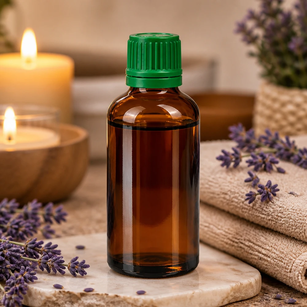 Premium 50ml Glasflasche BrownLine Serie mit grünem Originalitätsverschluss für Apotheken