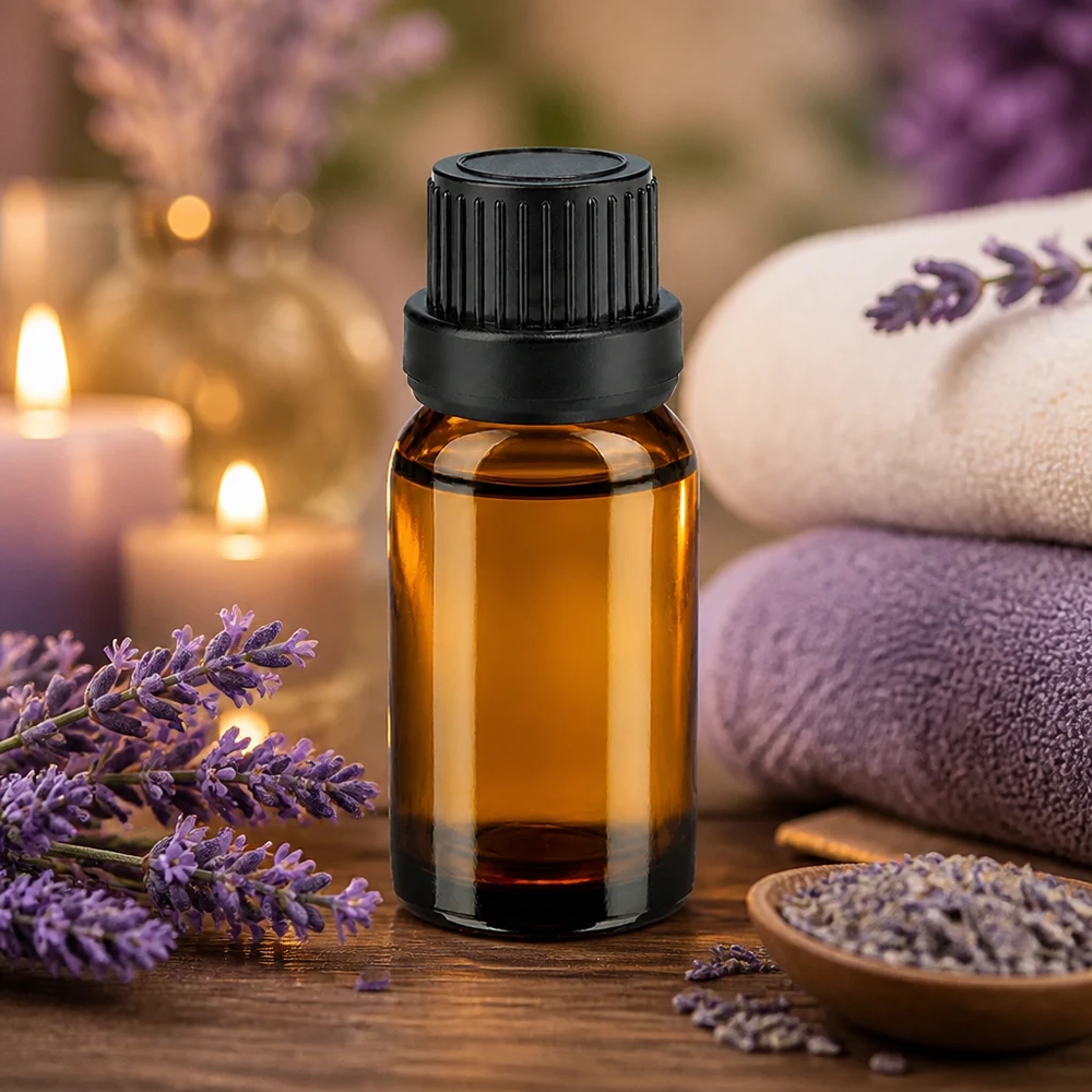 10ml láhev 11mm šroubovací uzávěr černý tamper evident uzávěrII BrownLine UT18/10 Premium 10ml Glasflasche braun mit schwarzem Verschluss für hochwertige Wellness Produkte
