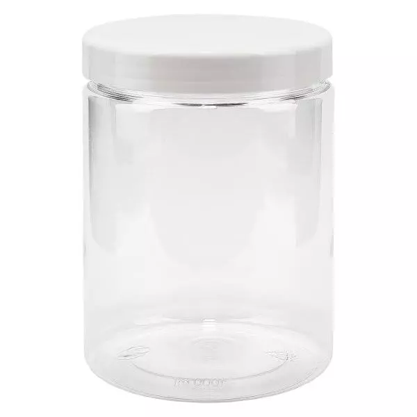 Petpacker 1000ml křišťálově čirý otvor 100mm vč. víčka Petpacker 1000ml křišťálově čirý otvor 100mm vč. víčka