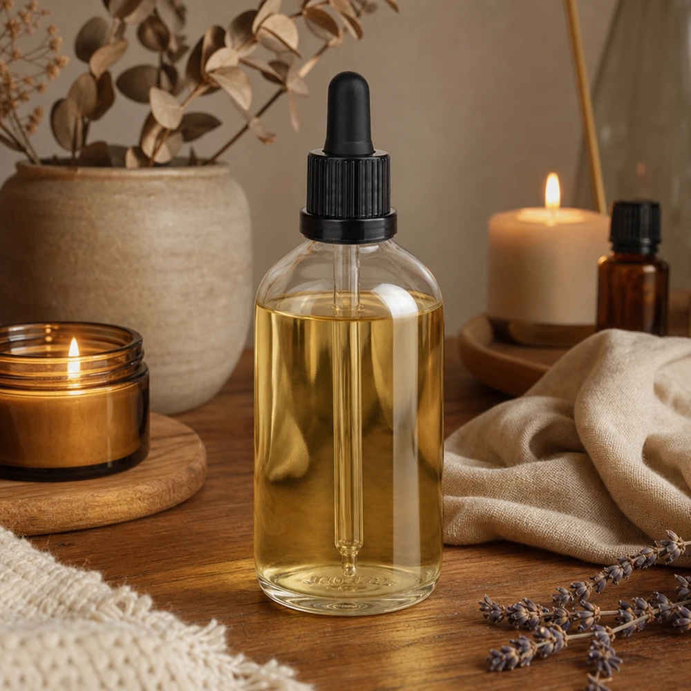 100ml pipetovací láhev černá se zajištěným uzávěrem ClearLine UT18/100 ClearLine UT18 100ml Pipettenflasche Klarglas mit schwarzem Schraubtropfer für Kosmetiköle