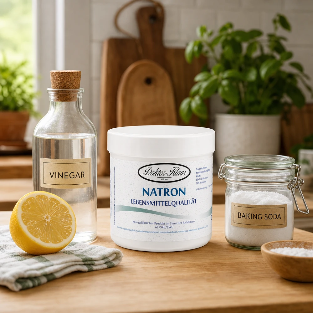 250g Doktor Klaus Natron in kompakter Dose ideal für kleine Küchen und Haushalte