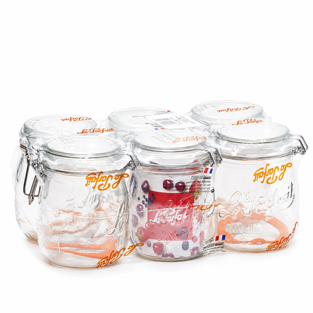 750ml Vorratsglas "Super" mit Bügelverschluss Le Parfait® Le Parfait Super Vorratsglas 750ml mit Bügelverschluss aus Glas, luftdichte Aufbewahrung für Küche und Haushalt
