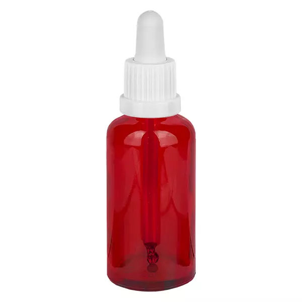 50ml pipetovací láhev bílá s uzávěrem proti neoprávněné manipulaci RedLine UT18/50