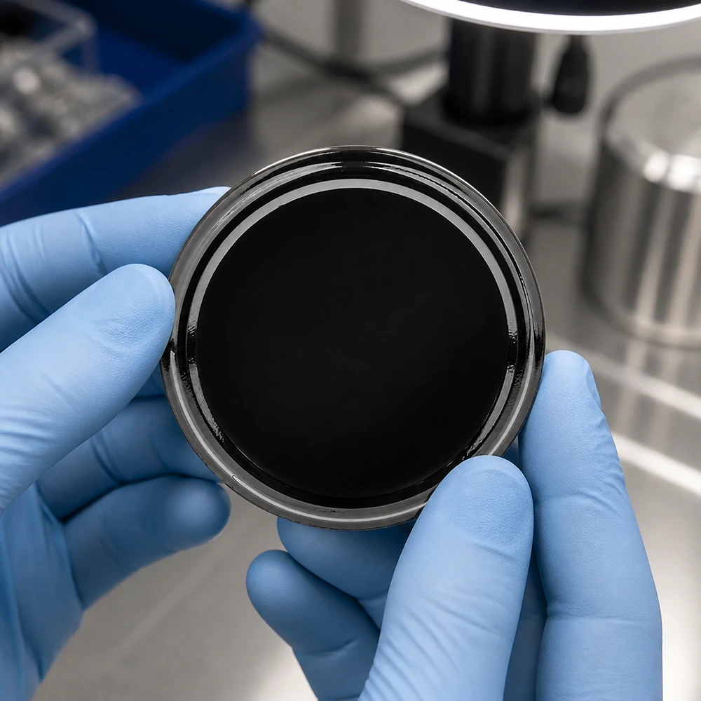 63mm víko BasicSeal černé (TO63) UNiTWIST Laboratorní rukavice drží černé šroubovací víčko BasicSeal 63 mm TO63 UNiTWIST – kontrola kvality