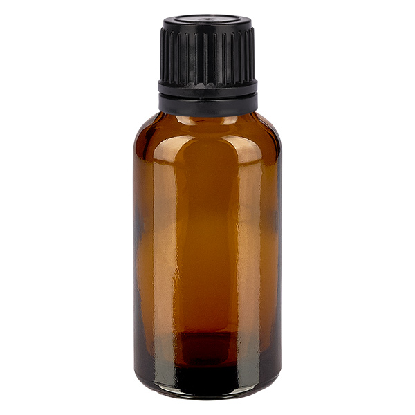 30ml kulovit&#225; l&#225;hev 3mm nal&#233;vac&#237; krou&#382;ek &#269;ern&#253; tamper-evidentn&#237; uz&#225;v&#283;r Hn&#283;d&#225;L. UT18/30