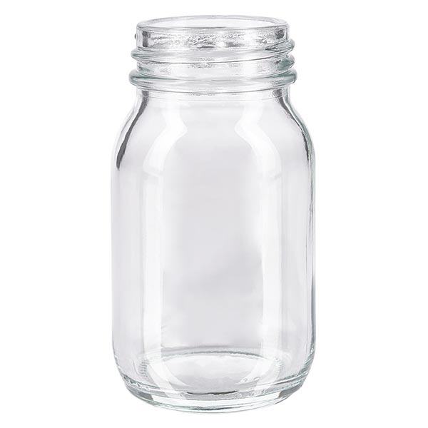 Láhev se širokým hrdlem 100 ml z čirého skla Láhev se širokým hrdlem 100 ml z čirého skla