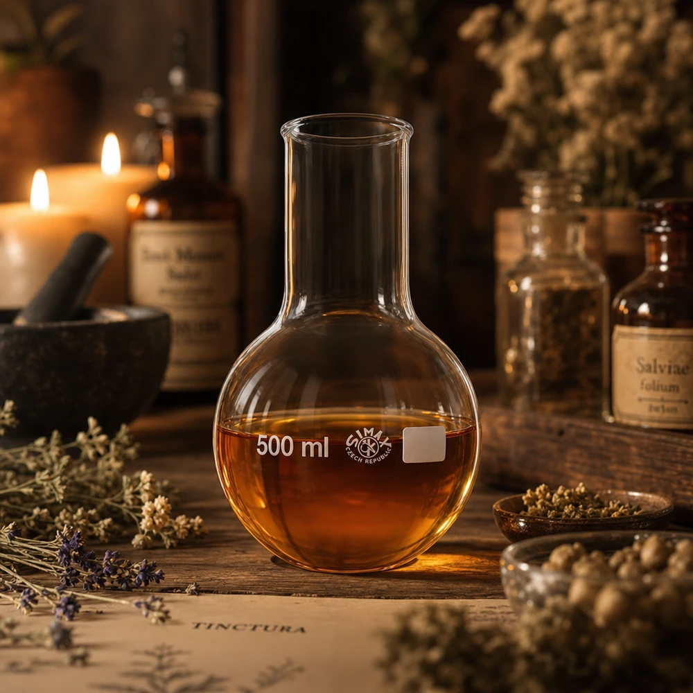 Chemie Rundkolben 500ml Weithals mit optimaler Größe für mittlere Reaktionsvolumen