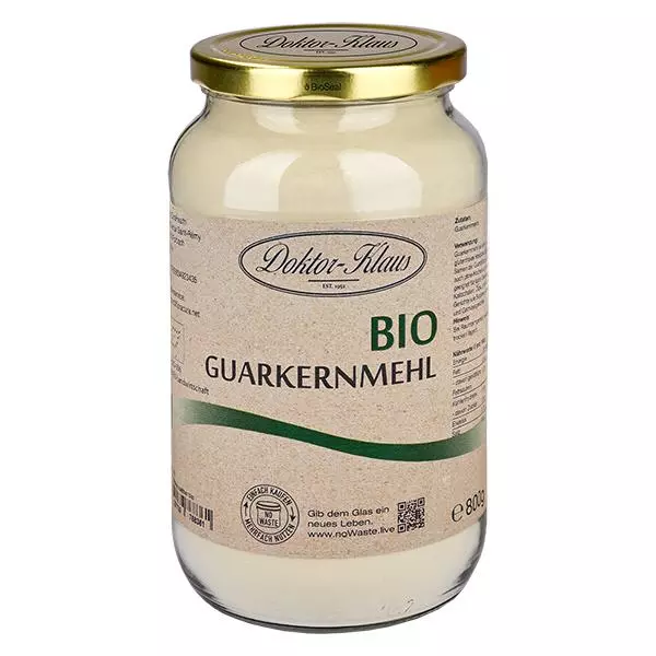 Organická guma guar 800g Doktor-Klaus noWaste Organická guma guar 800g Doktor-Klaus noWaste