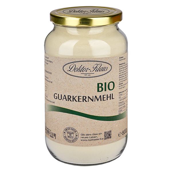 Organická guma guar 800g Doktor-Klaus noWaste Organická guma guar 800g Doktor-Klaus noWaste