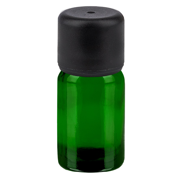 5ml láhev 6mm šroubovací uzávěr černá Standard GreenLine UT18/5 5ml láhev 6mm šroubovací uzávěr černá Standard GreenLine UT18/5