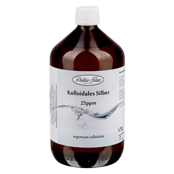 Koloidní stříbro 25ppm 1000ml Doktor-Klaus Koloidní stříbro 25ppm 1000ml Doktor-Klaus
