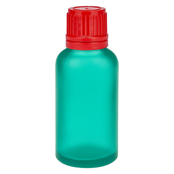 30ml láhev 11mm šroubovací uzávěr červený tamper evidentní uzávěr GreenLine UT18/30 30ml láhev 11mm šroubovací uzávěr červený tamper evidentní uzávěr GreenLine UT18/30