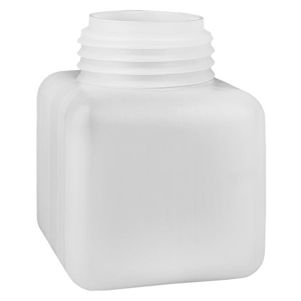 Láhev na chemikálie 500 ml, široké hrdlo z PE-HD, přírodní barva, GL 65 Láhev na chemikálie 500 ml, široké hrdlo z PE-HD, přírodní barva, GL 65