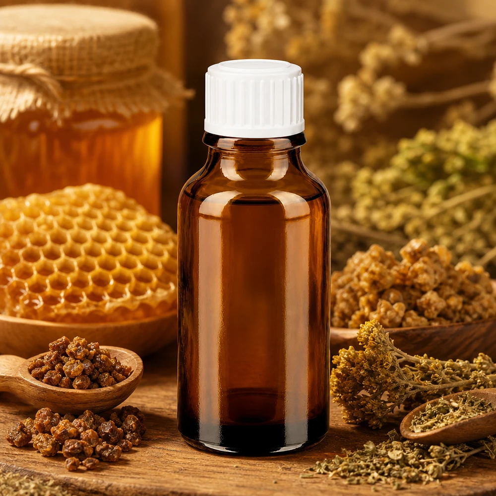 Apothekerfl. 20ml Braunglas weißer SV STD 11mm ideal zur Aufbewahrung von Naturextrakten