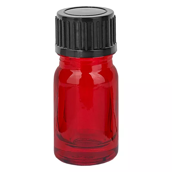 5ml lahvička 11mm šroubovací uzávěr černý standard RedLine UT18/5