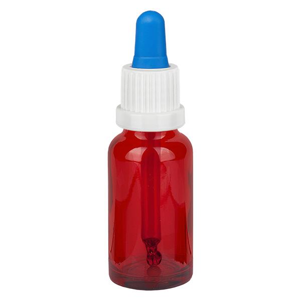20ml pipetovací láhev bílá/modrý uzávěr s ochranou proti manipulaci RedLine UT18/20 20ml pipetovací láhev bílá/modrý uzávěr s ochranou proti manipulaci RedLine UT18/20