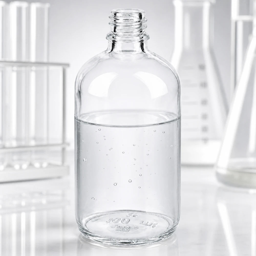 Čirá skleněná láhev 100ml DIN 18 Wiederverwendbare ApoGlas Apothekenflasche 100ml nachhaltige Alternative zu Einwegbehältern
