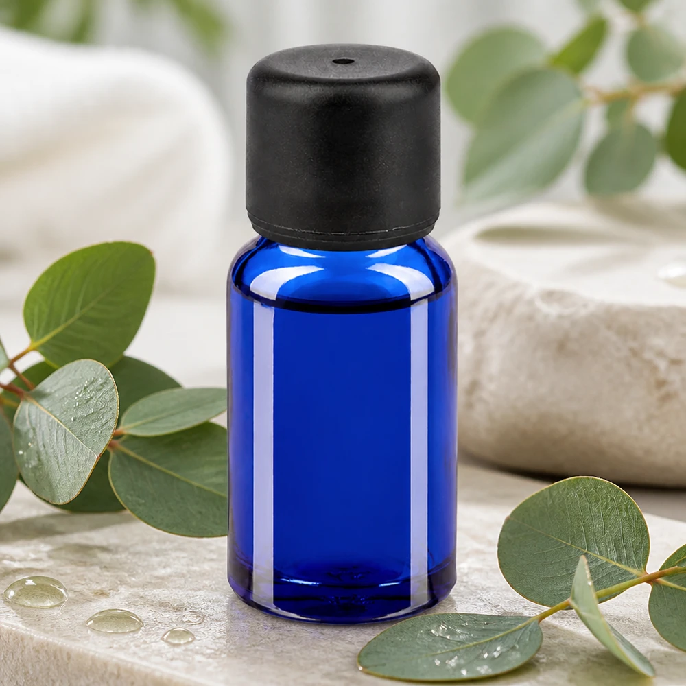 10ml lahvička 11mm šroubovací uzávěr černý BlueLine UT18/10.