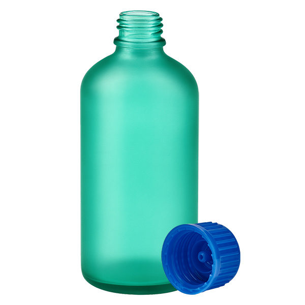 100ml láhev 11mm šroubovací uzávěr modrá Standard GreenLine UT18/100 100ml láhev 11mm šroubovací uzávěr modrá Standard GreenLine UT18/100