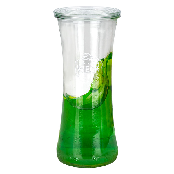 Sada 12 sklenic Weck o objemu 700 ml na lahůdky se skleněným víčkem. Sada 12 sklenic Weck o objemu 700 ml na lahůdky se skleněným víčkem.