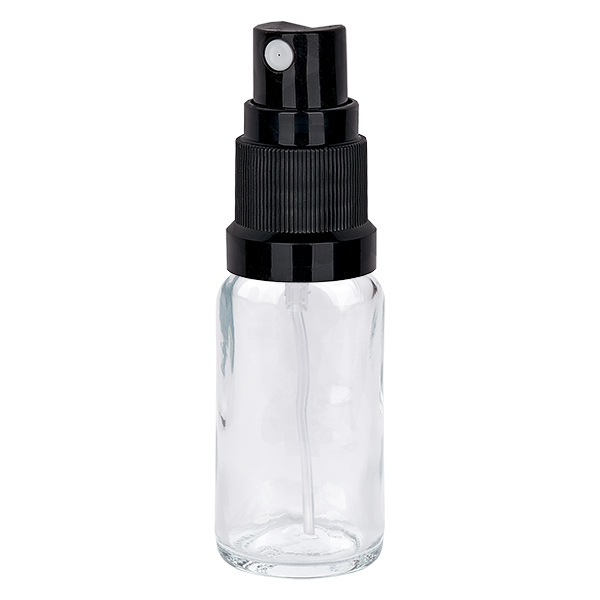 20ml lahvička s rozprašovačem černá standardní uzávěr ClearLine UT18/20