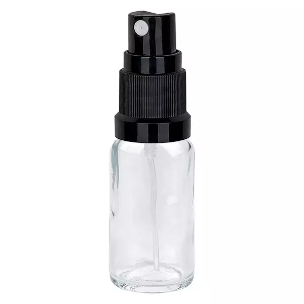 20ml lahvička s rozprašovačem černá standardní uzávěr ClearLine UT18/20