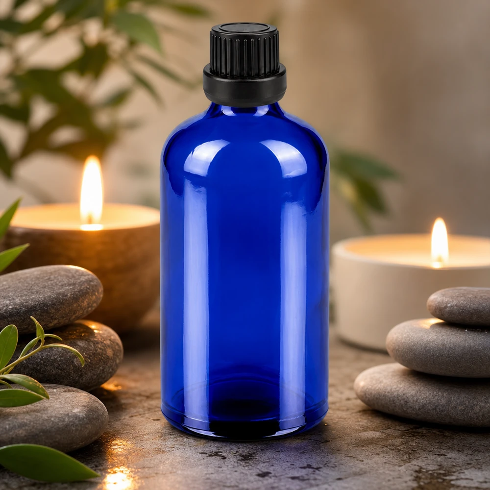 100ml lahvička s kapátkem 2mm černá s uzávěrem odolným proti manipulaci BlueLine UT18/100 100ml lahvička s kapátkem 2mm černá s uzávěrem odolným proti manipulaci BlueLine UT18/100
